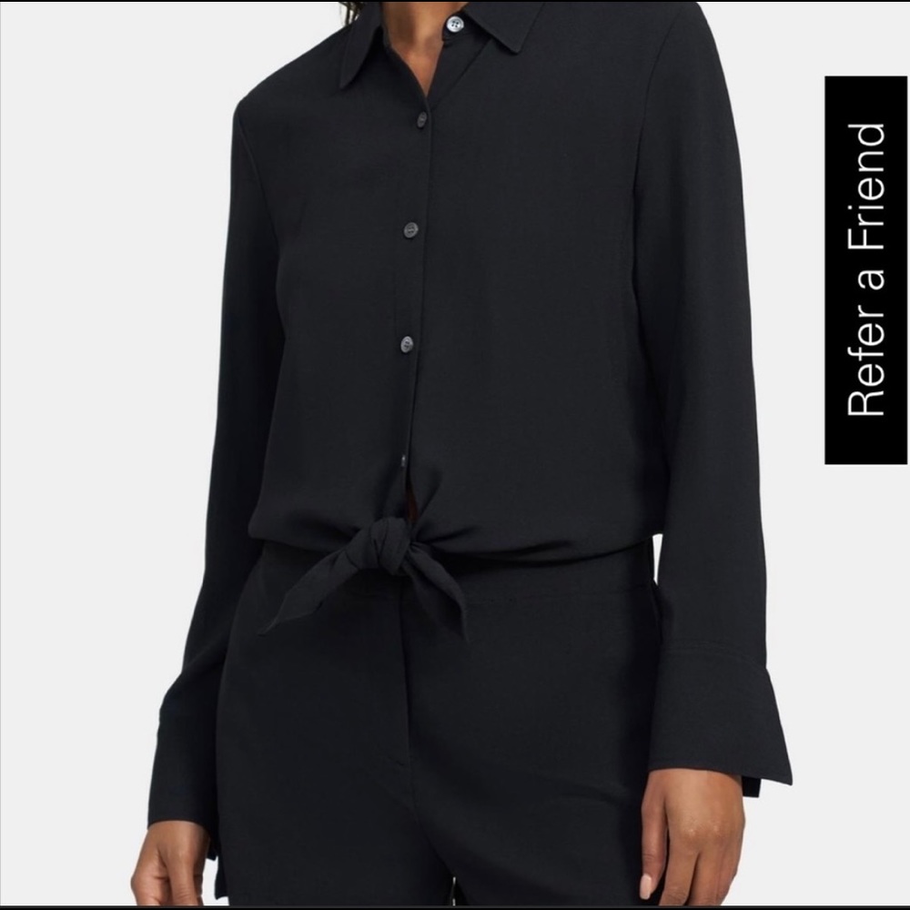 Theory black jumpsuit (brand new, with tags)